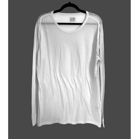 32Degrees Mens White Long Sleeve Thermal Shirt L - Picture 1 of 6